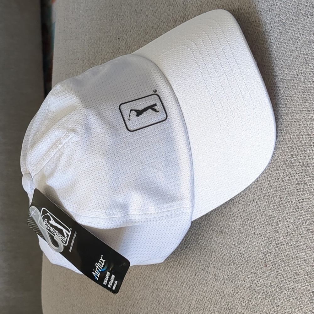 PGA Tour Golf - Airflux Ventilation -  Adjustable Hat or Cap - Bright White NWT